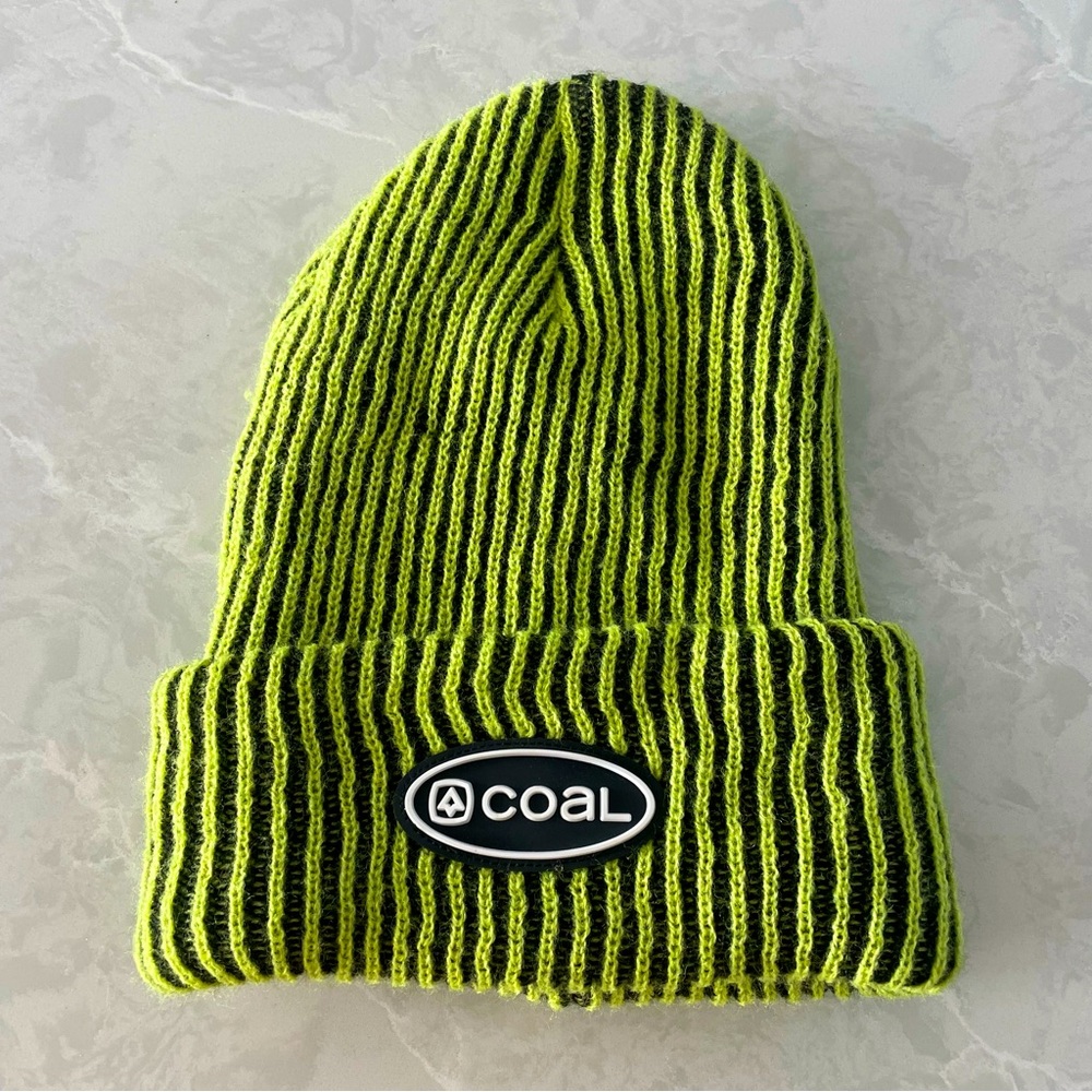 The Benny Ultra Tall Knit Beanie - Coal Headwear Knitted Long Beanie - Picture 4 of 16